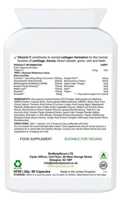 Flexi-Time Glucosamine HCL Complex | Joint Support UK