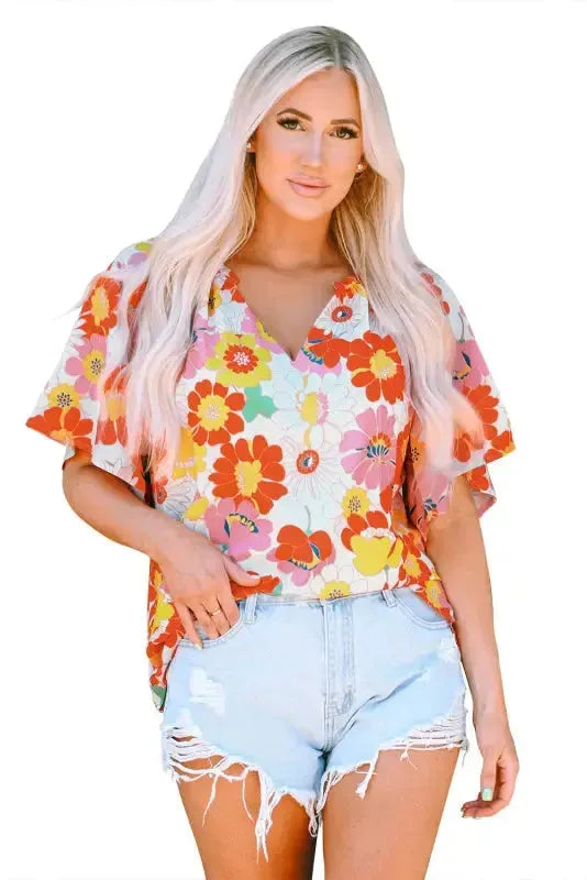 Floral Wide Leg Jumpsuit