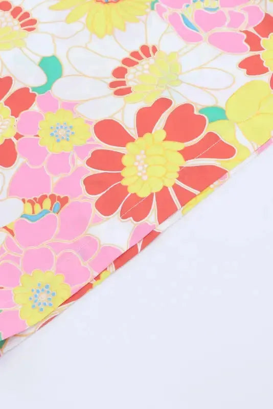 Floral Wide Leg Jumpsuit