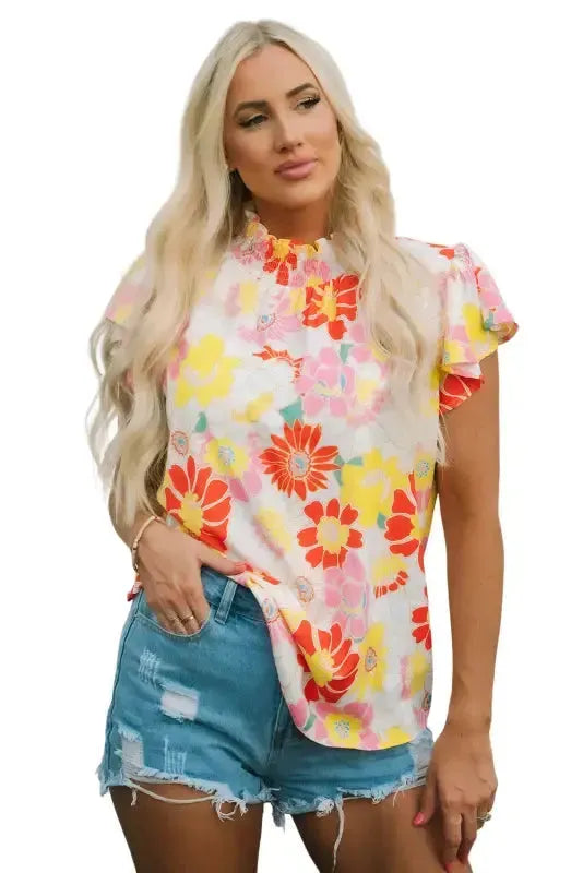Floral Wide Leg Jumpsuit