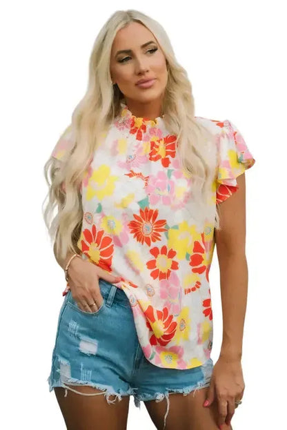 Floral Wide Leg Jumpsuit