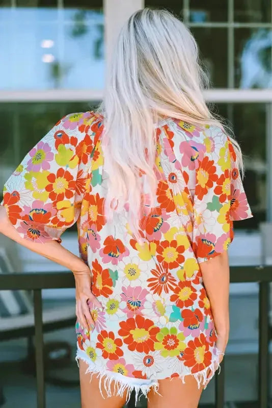 Floral Wide Leg Jumpsuit