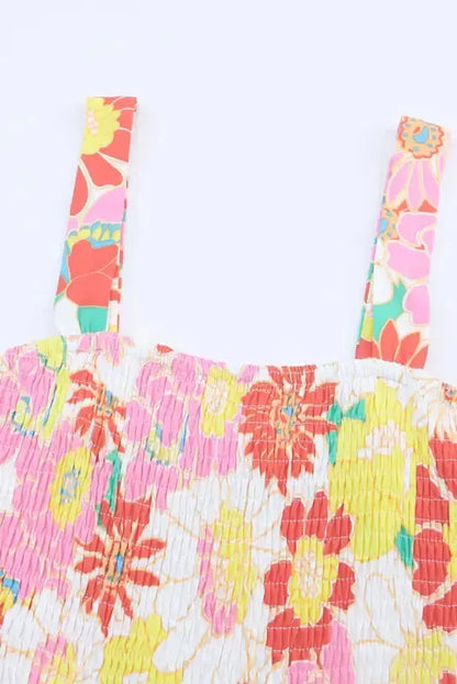 Floral Wide Leg Jumpsuit