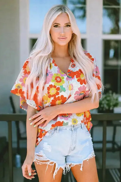 Floral Wide Leg Jumpsuit