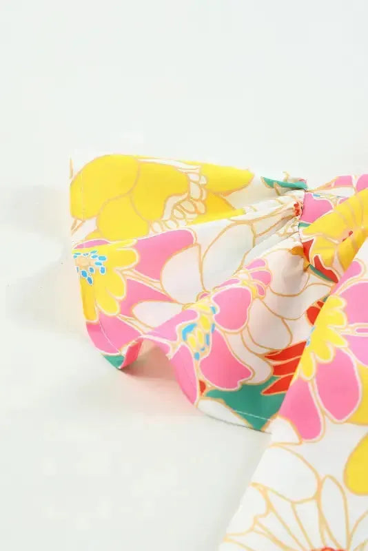 Floral Wide Leg Jumpsuit