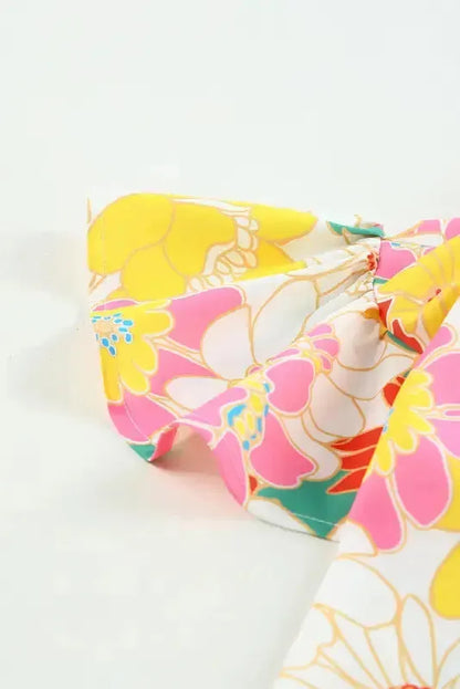 Floral Wide Leg Jumpsuit