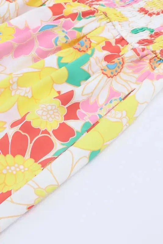 Floral Wide Leg Jumpsuit