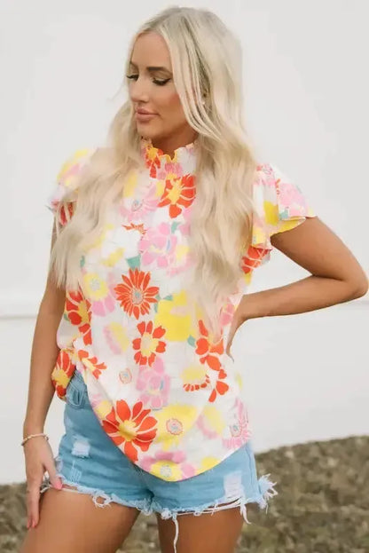 Floral Wide Leg Jumpsuit
