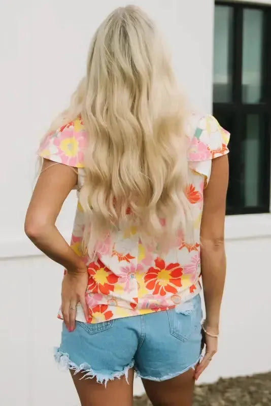 Floral Wide Leg Jumpsuit