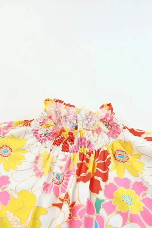 Floral Wide Leg Jumpsuit