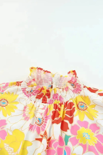 Floral Wide Leg Jumpsuit