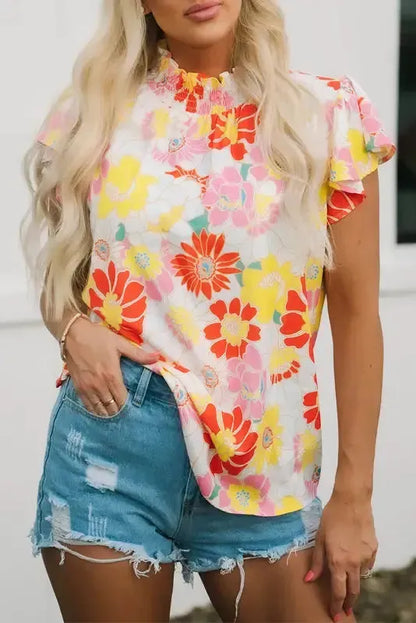 Floral Wide Leg Jumpsuit