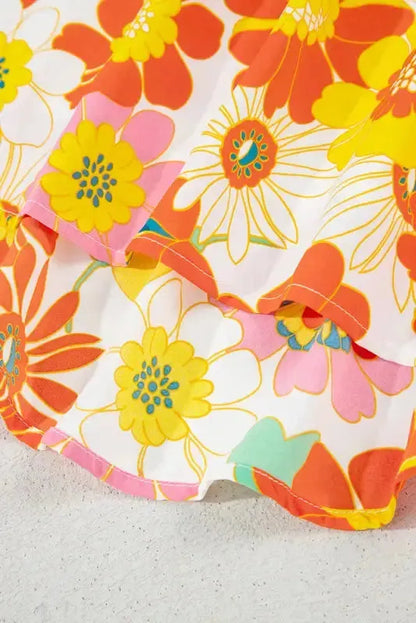 Floral Wide Leg Jumpsuit