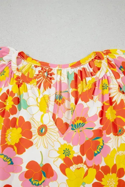 Floral Wide Leg Jumpsuit