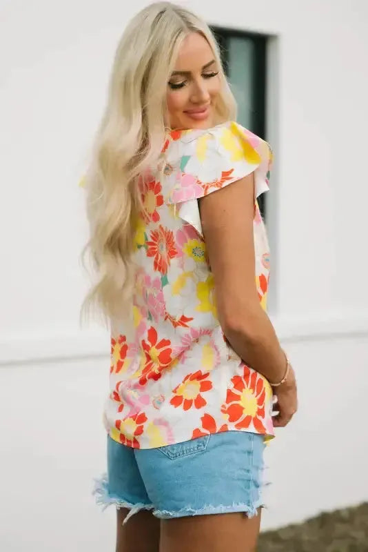 Floral Wide Leg Jumpsuit