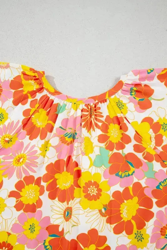 Floral Wide Leg Jumpsuit
