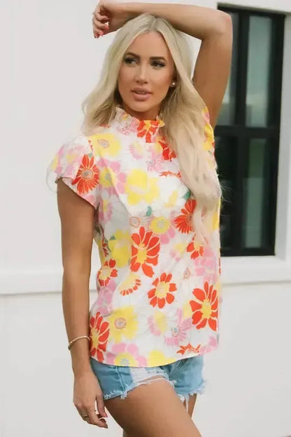Floral Wide Leg Jumpsuit