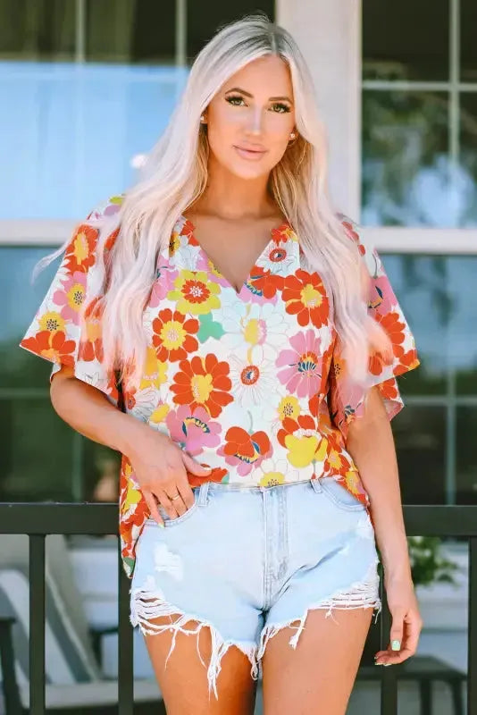 Floral Wide Leg Jumpsuit