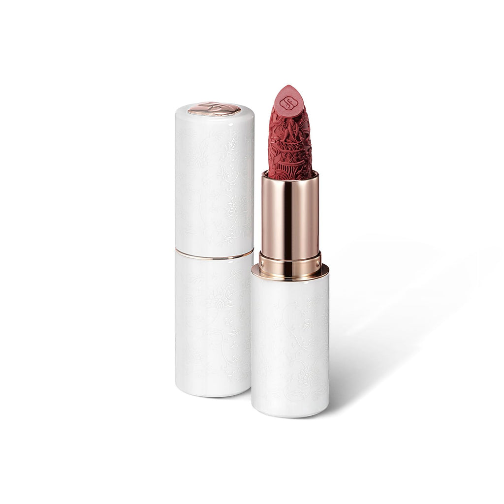 FLORASIS Blooming Rouge Porcelain Lipstick M523 Plum Royale – Porcelain Art Finish