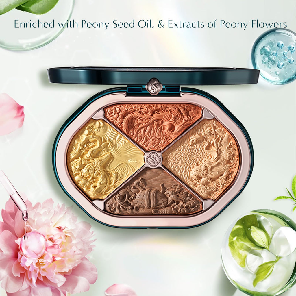 FLORASIS Constellation Floral Engraving Contour Palette – 03 Gilded Horizon