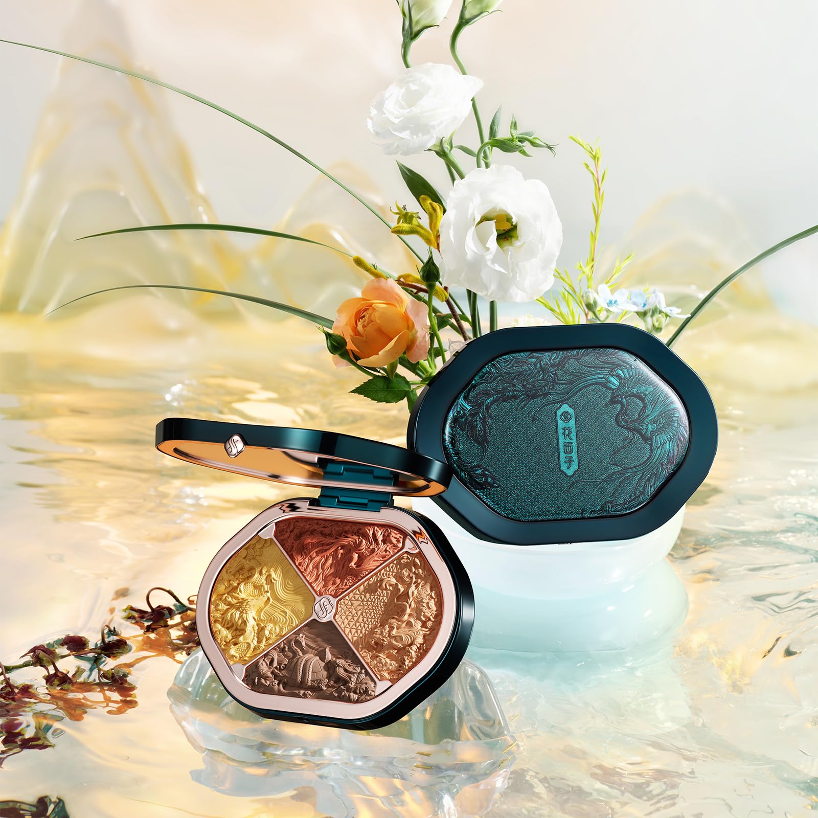 FLORASIS Constellation Floral Engraving Contour Palette – 03 Gilded Horizon