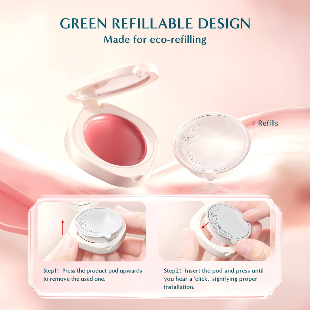 FLORASIS Dewy Touch Tinted Lip Balm Lip Mask – Aromatic Peach (01) | 1 Count