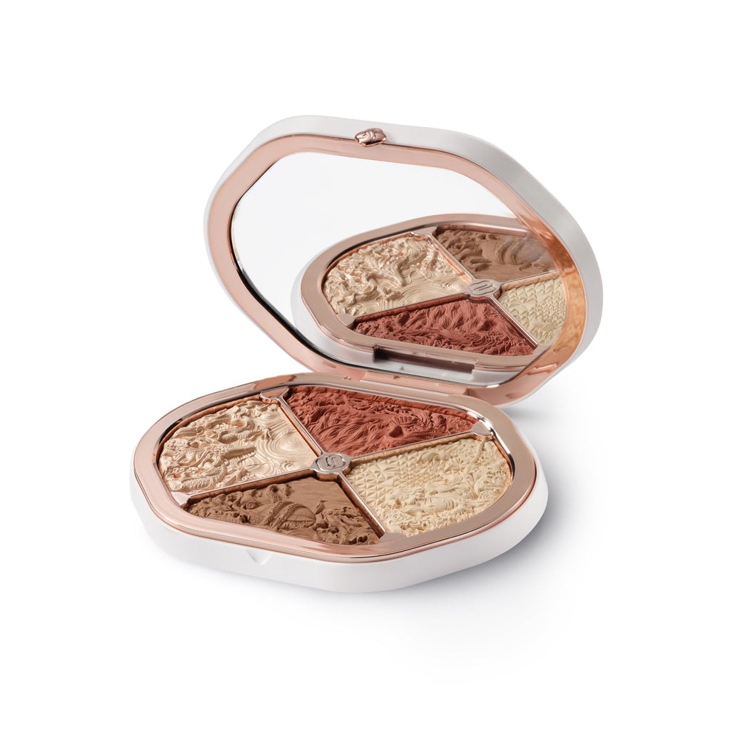 FLORASIS Eastern Beasts Sculpting Palette – Ode to Embroidery (01 Constellation), 4-in-1 Makeup