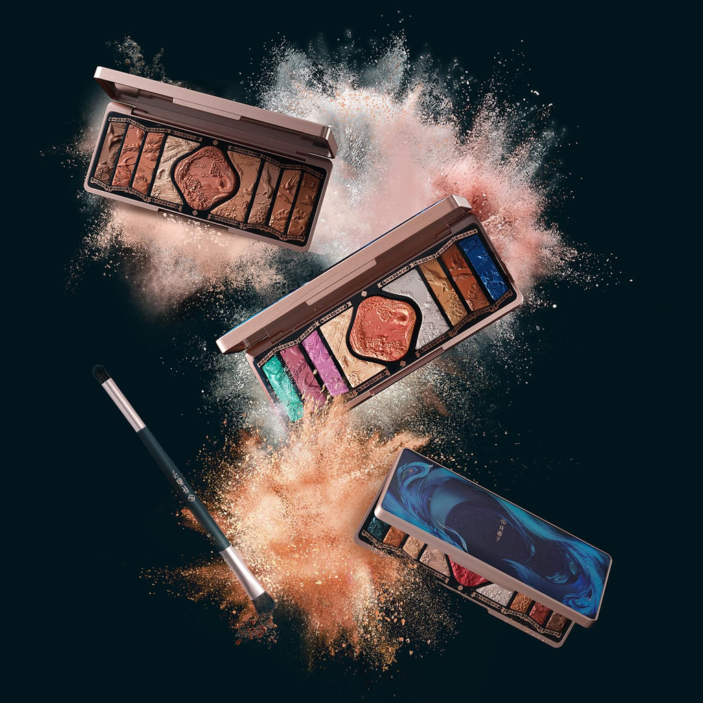 FLORASIS Floral Engraving Phoenix Palette – Soaring Sunlight Multi-Use Eyeshadow
