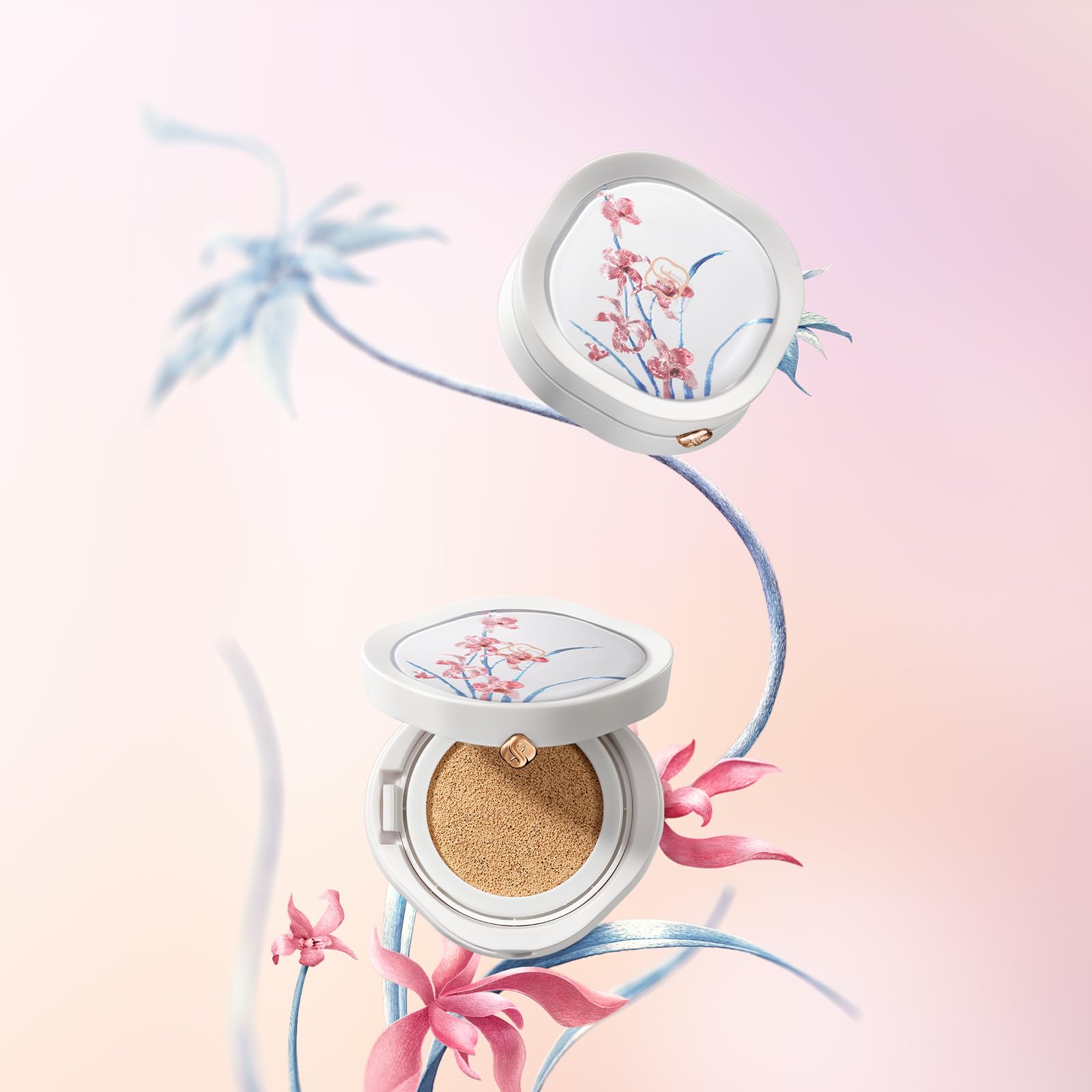 FLORASIS Flawless Jade Breathable Longwear Cushion Foundation – N25 Rippling Lotus (1 Count)