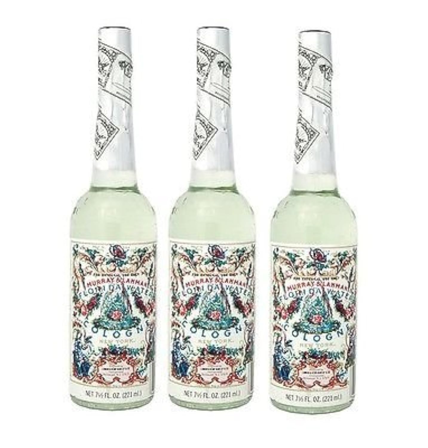 Florida Water Cologne 7.5 Oz — Three Plastic Bottles | Refreshing Scent