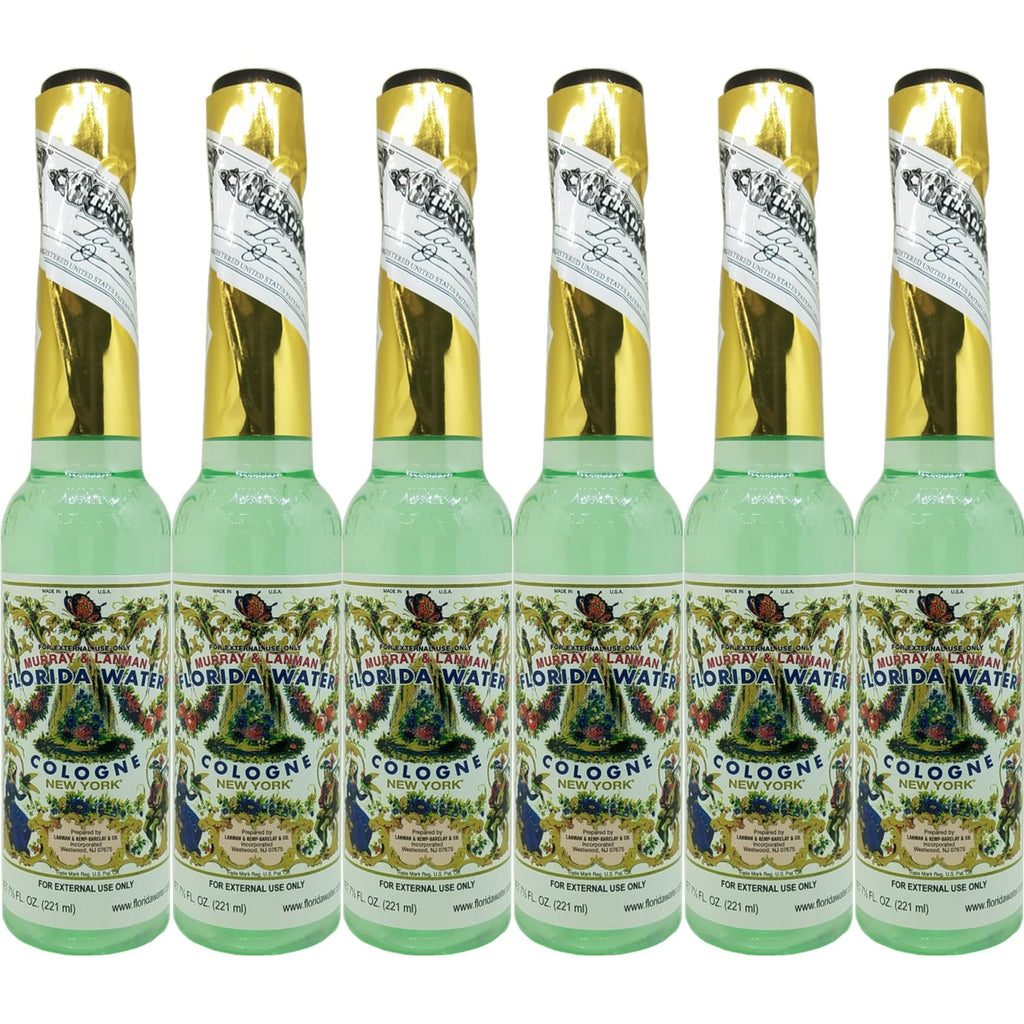 Lanman & Kemp Florida Water Cologne – Authentic Real Florida Water, 7.5 Oz (Six Bottles)