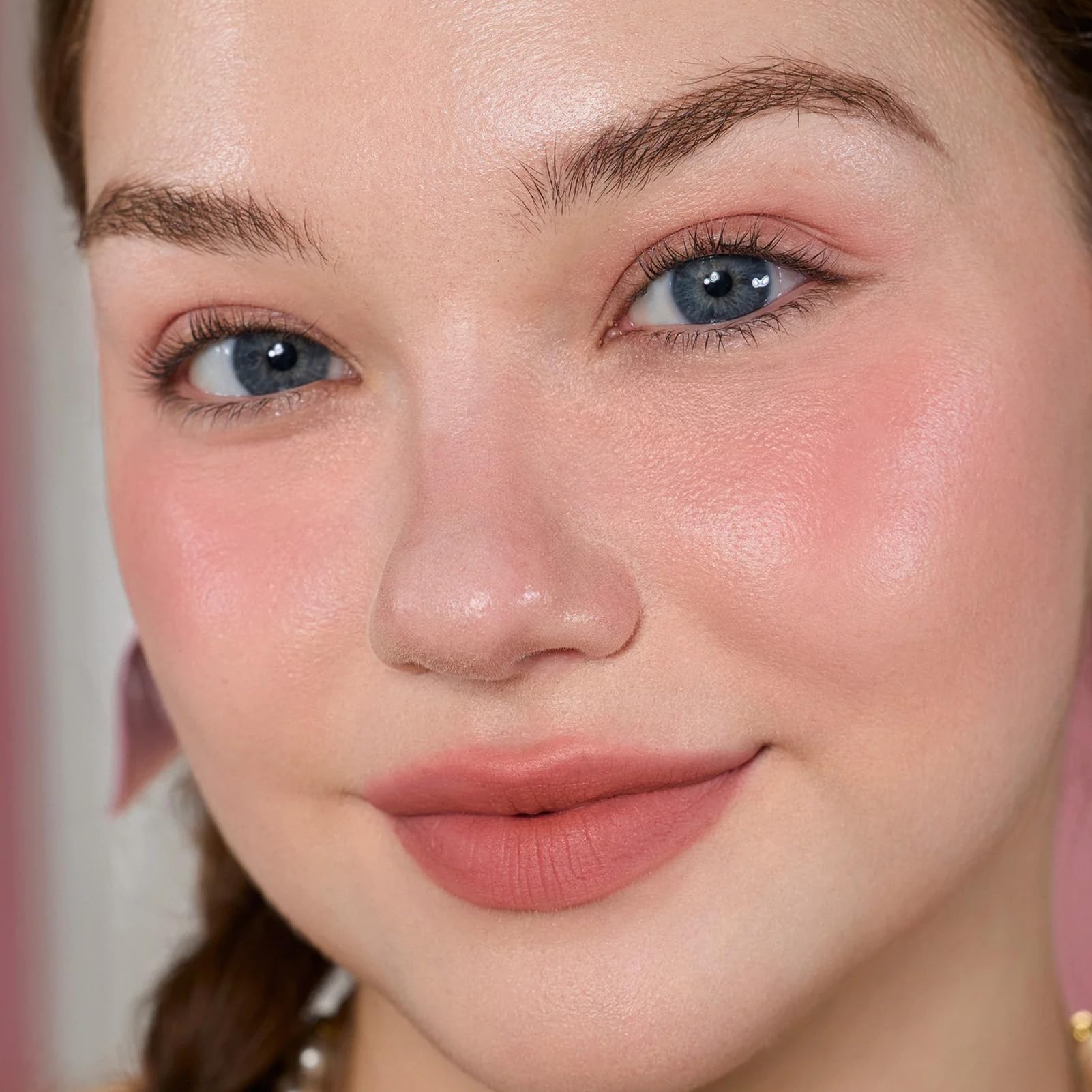 Flower Knows Strawberry Cupid Cake Lip Cream – Vanitea Soft Pink-Brown Matte Lipstick, 0.17 fl oz