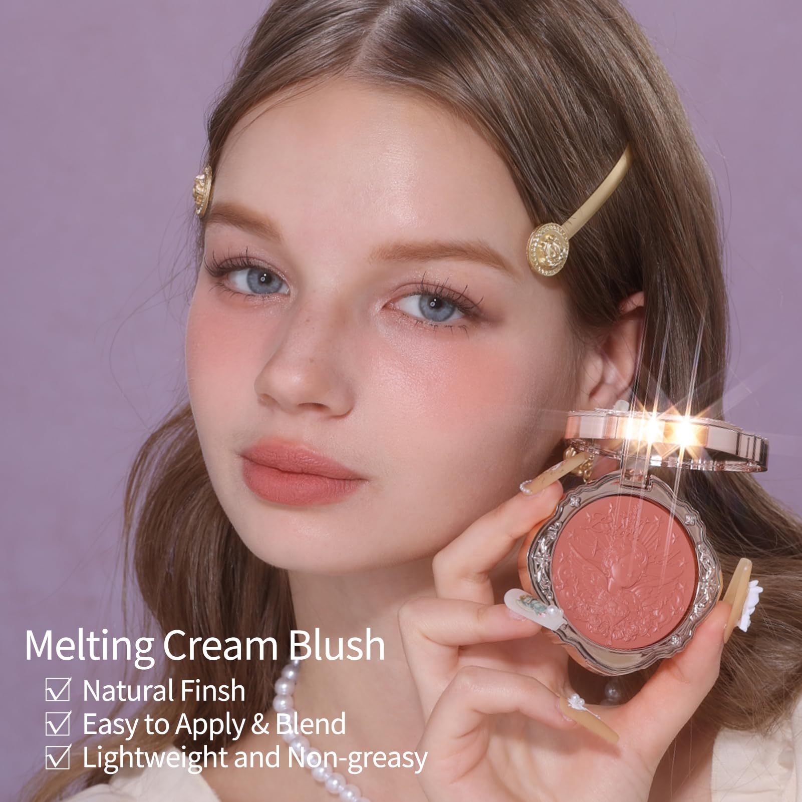 Flower Knows Little Angel Cream Blush – Hydrating Buildable Tint in Flaming Heart