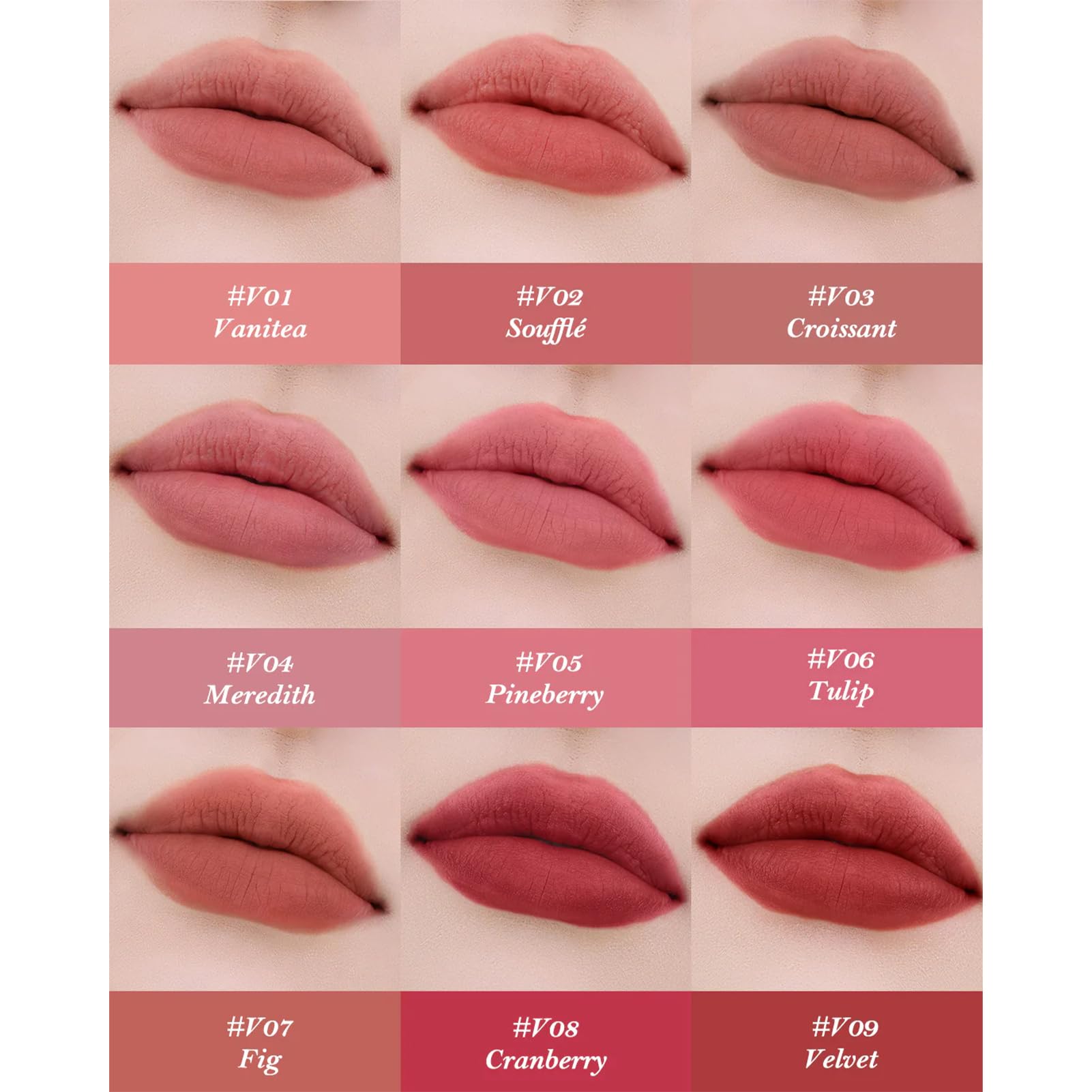 Flower Knows Strawberry Cupid Cake Lip Cream – Soufflé Muted Terracotta Matte Lipstick (0.17 oz)