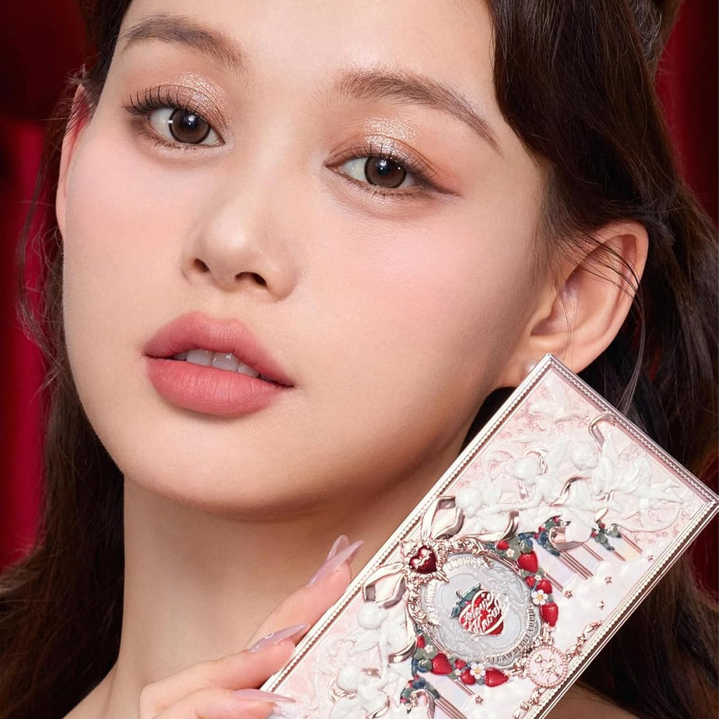 Flower Knows Strawberry Cupid Palette - 5 Matte + 2 Shimmer Neutrals