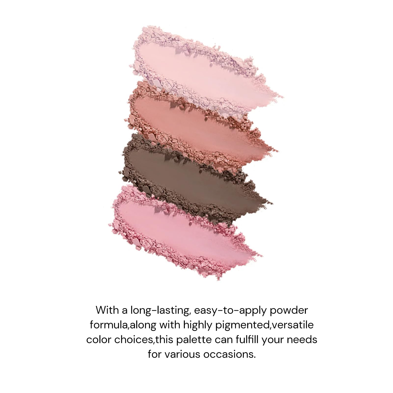 Flower Knows Swan Ballet Palette – 6-Color Soft Pink Face Makeup (0.23 oz)