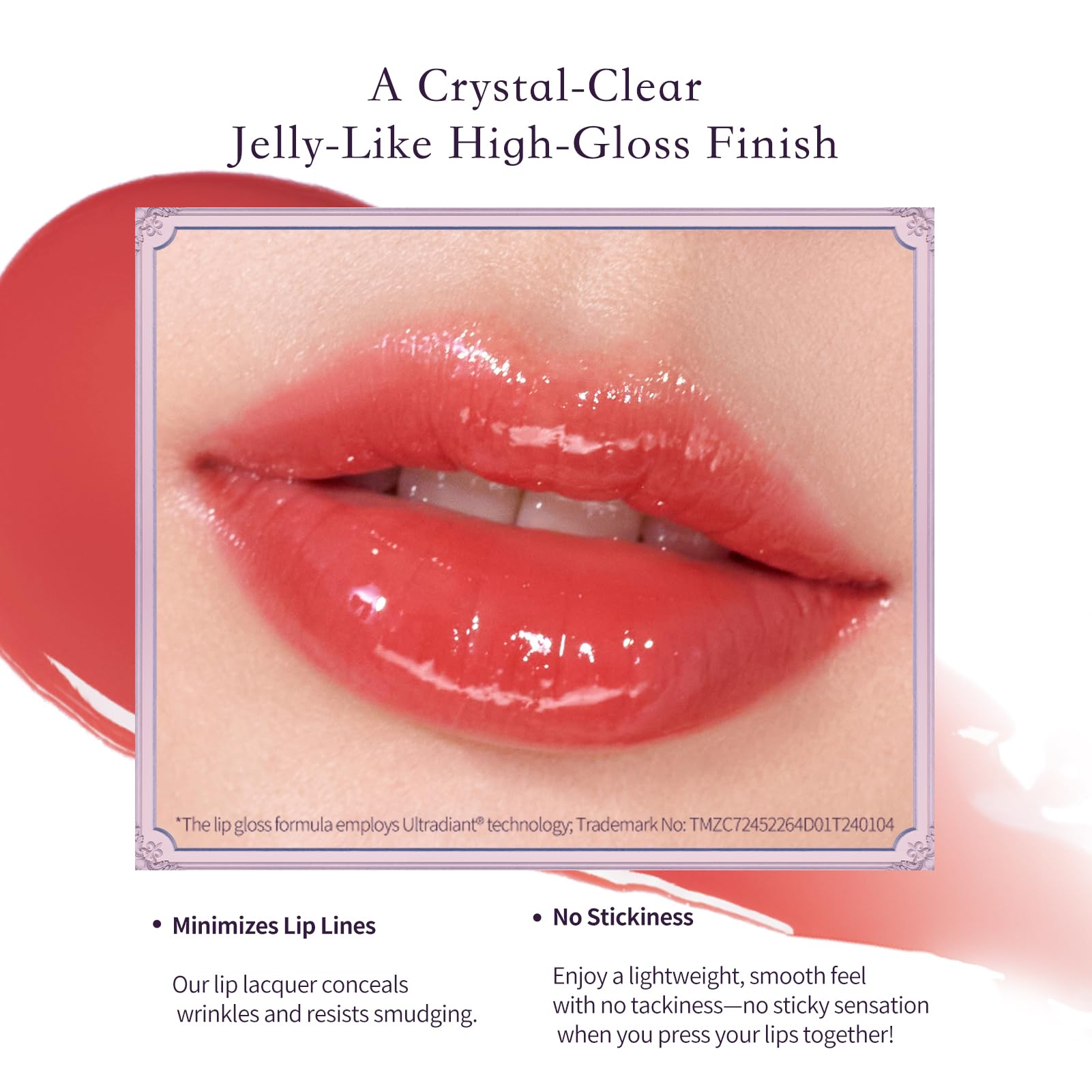 Flower Knows Midsummer Fairytales Lip Lacquer - Glowy Hydrating Lip Oil (G05 Freesia, 0.17 oz)