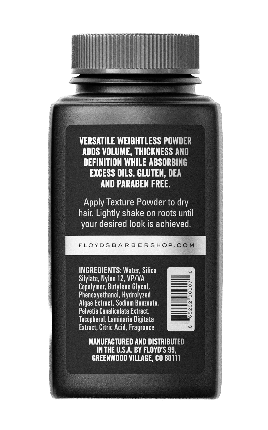 Floyd's 99 Hair Styling Powder – Volume, Thickness & Oil Absorption (Color-Safe)