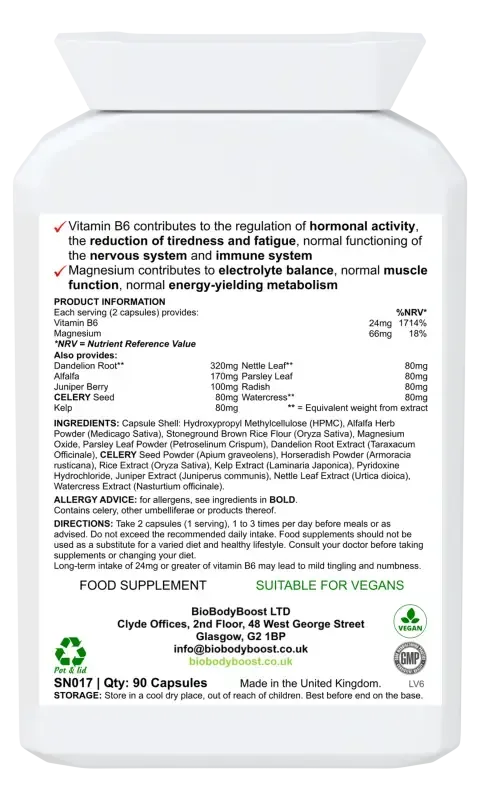 Fluid Balance Electrolyte Blend | Water & Hormone Balance UK