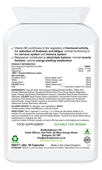 Fluid Balance Electrolyte Blend | Water & Hormone Balance UK