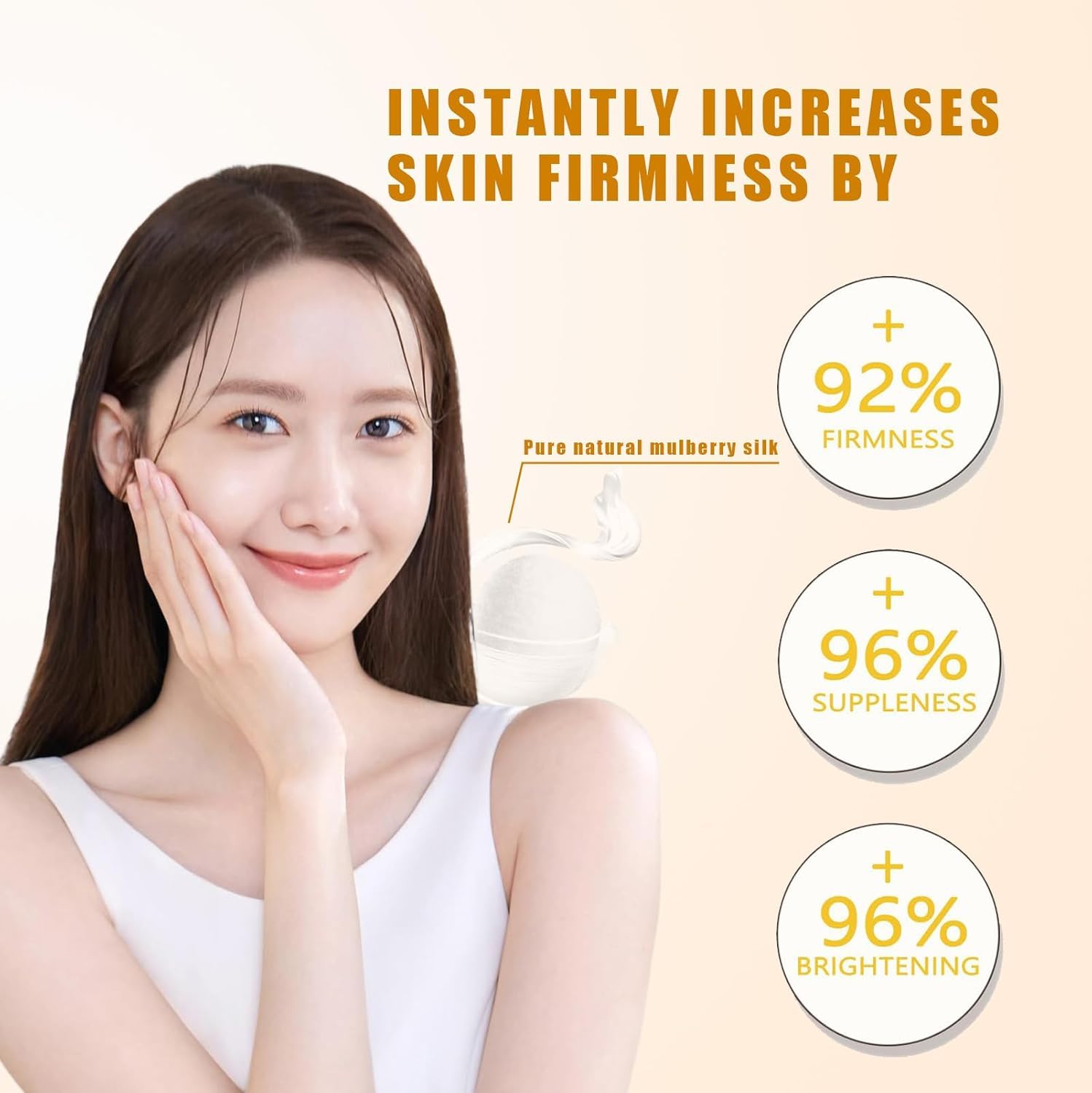 Fneute Silk Peptide Intensive Lifting Ampoule | Moisturizes, Firms & Lifts | Korean Anti-Aging Facial Essence 50ml