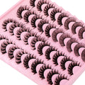 Focipeysa False Lashes Natural Look 14-17mm | 4 Styles Mixed Volume 20 Pairs