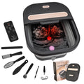 FOFOJÔY Collapsible Foot Spa Bath with Massager, Heat, Bubble Jets & Remote