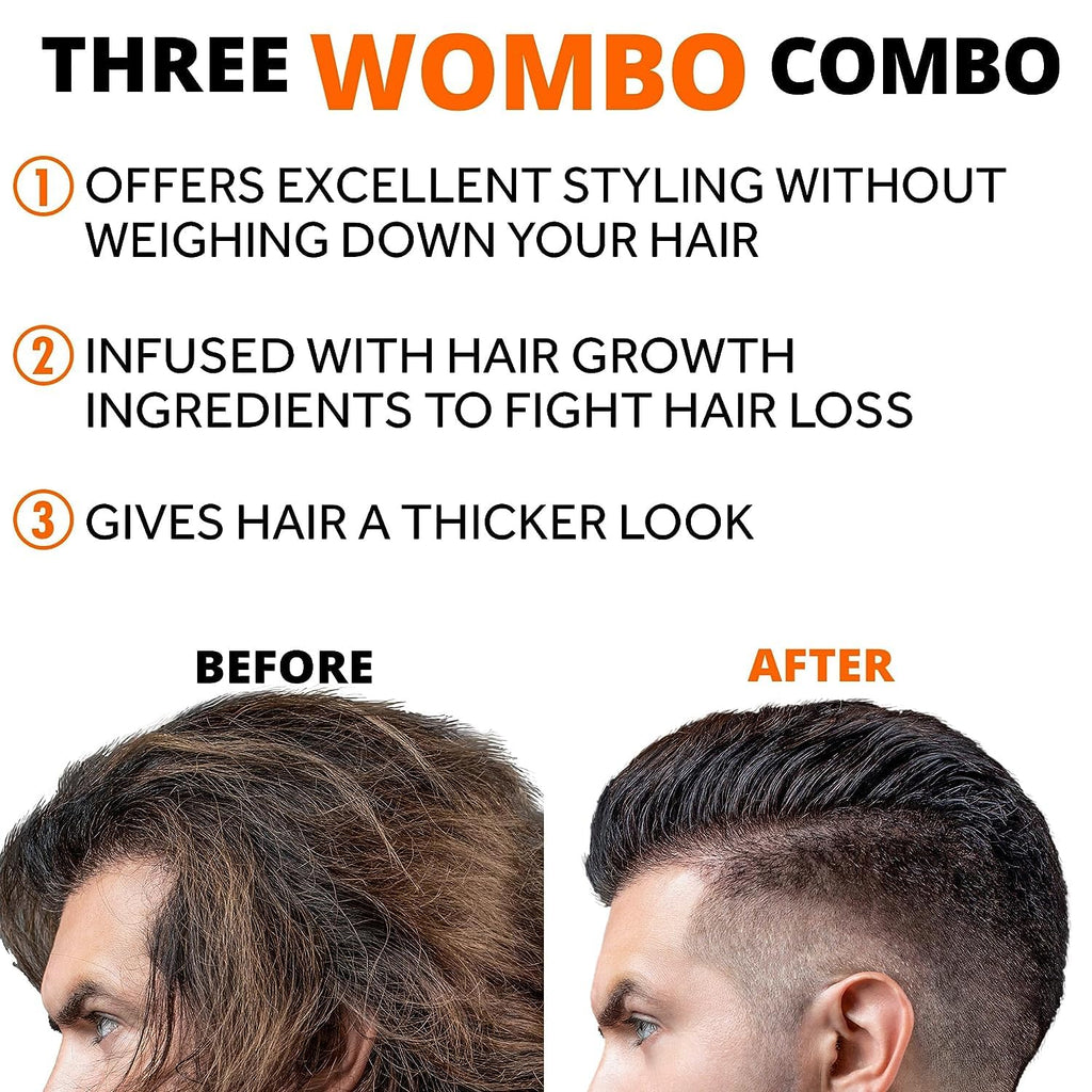 FOLLICLE BOOSTER Thickening Pomade – Strong Hold, Water-Based, Matte Finish for Men