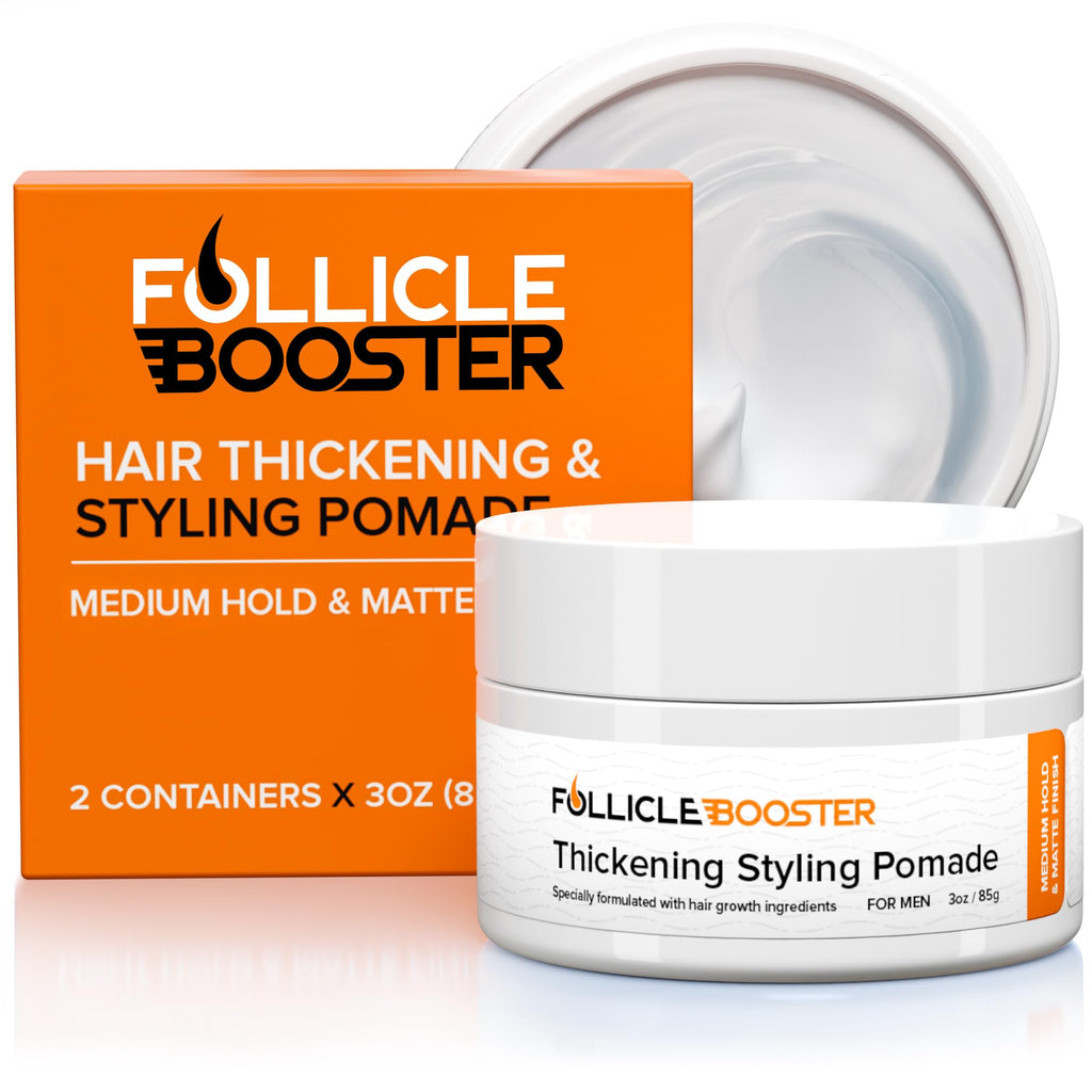 FOLLICLE BOOSTER Hair Growth Pomade – 1 Pack, Medium Hold Matte, Water-Based