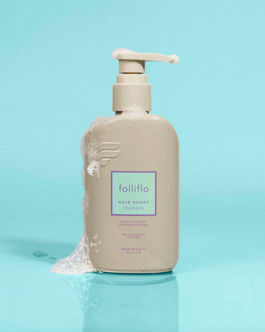 Folliflo Hair Boost Shampoo – Thicker-Looking Hair, Gentle Daily Cleanse (Up to 90 Day Supply)