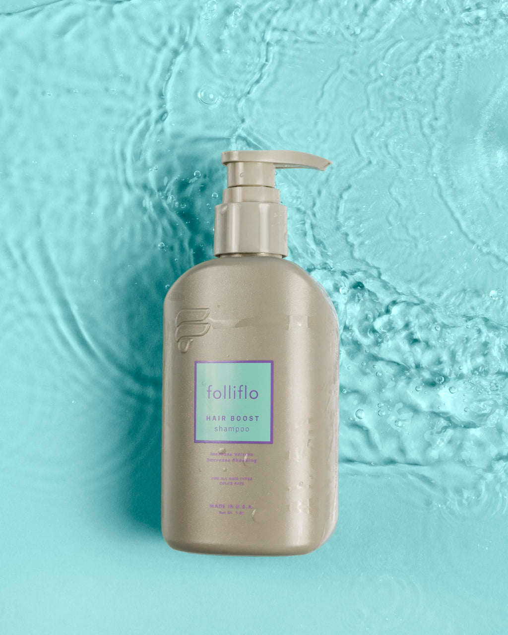 Folliflo Hair Boost Shampoo – Thicker-Looking Hair, Gentle Daily Cleanse (Up to 90 Day Supply)