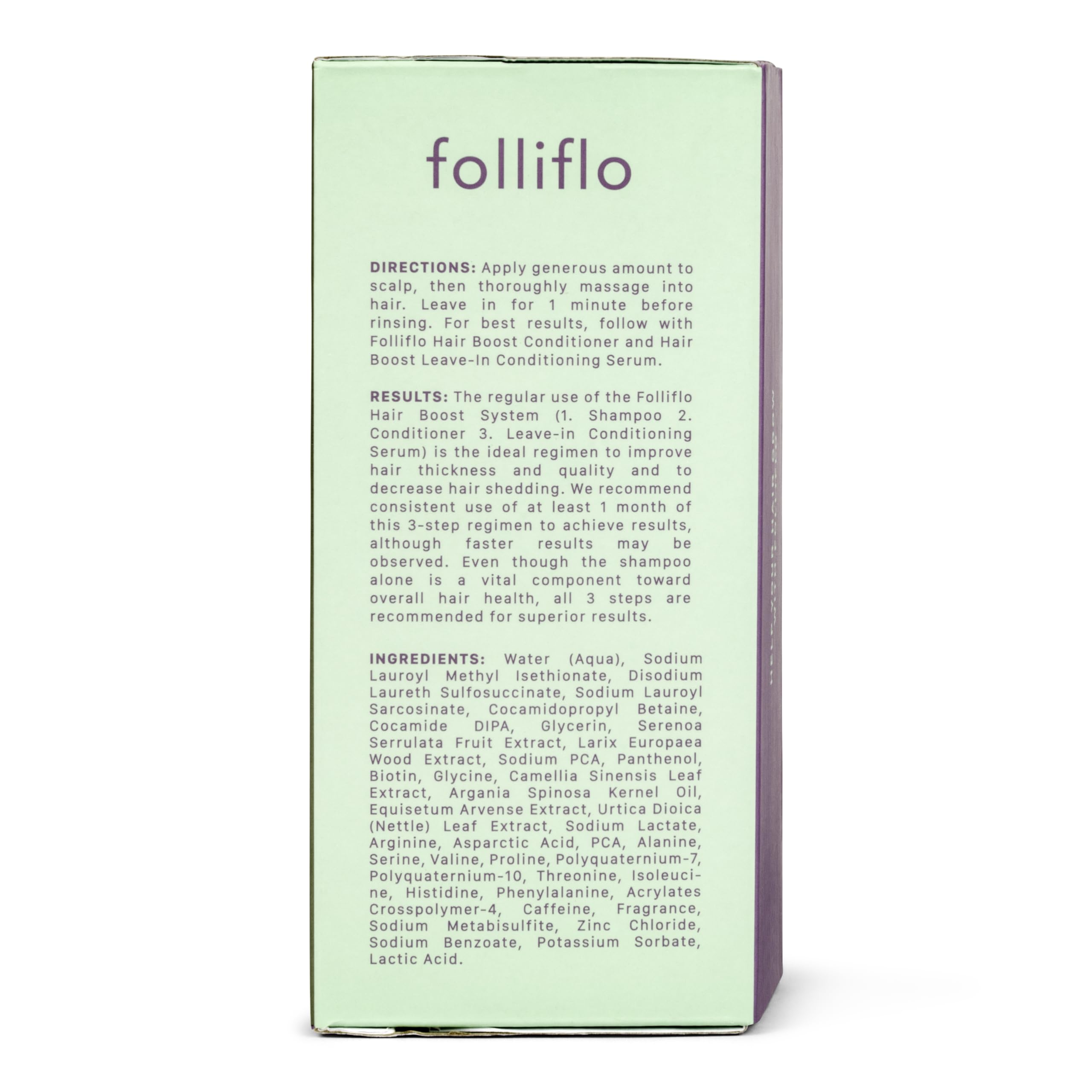 Folliflo Hair Boost Shampoo – Thicker-Looking Hair, Gentle Daily Cleanse (Up to 90 Day Supply)