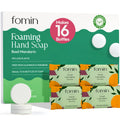 FOMIN Basil Mandarin Foaming Hand Soap Refills (16 Tablets) - 128 oz Total