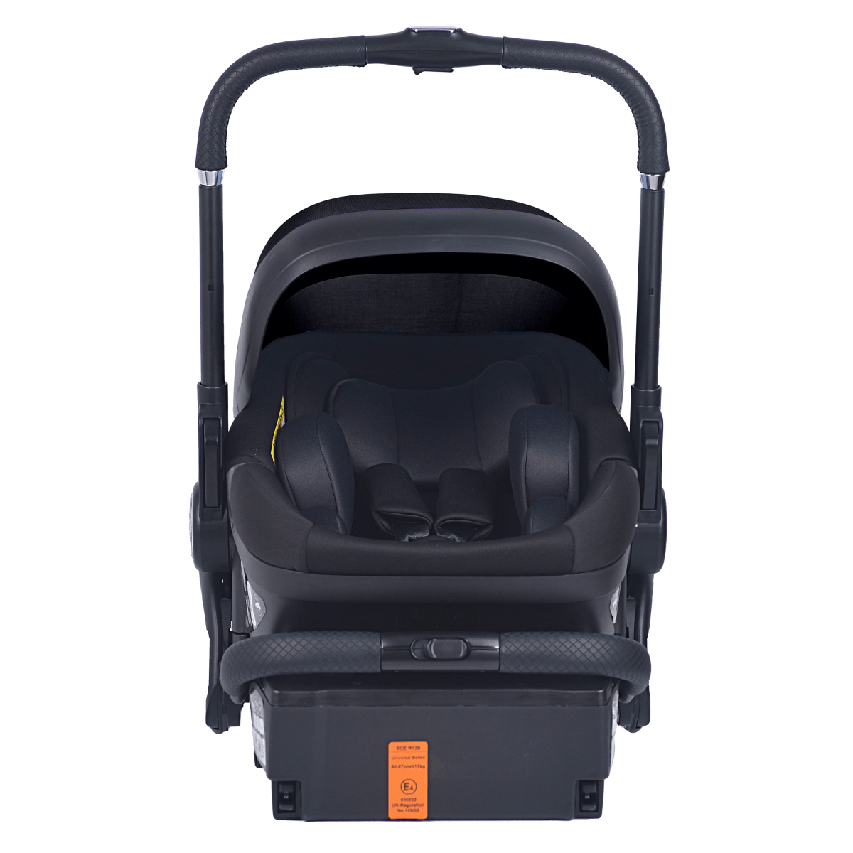 For Your Little One Qubi Infant Car Seat Stroller 7 Piece Bundle - Eclipse Black